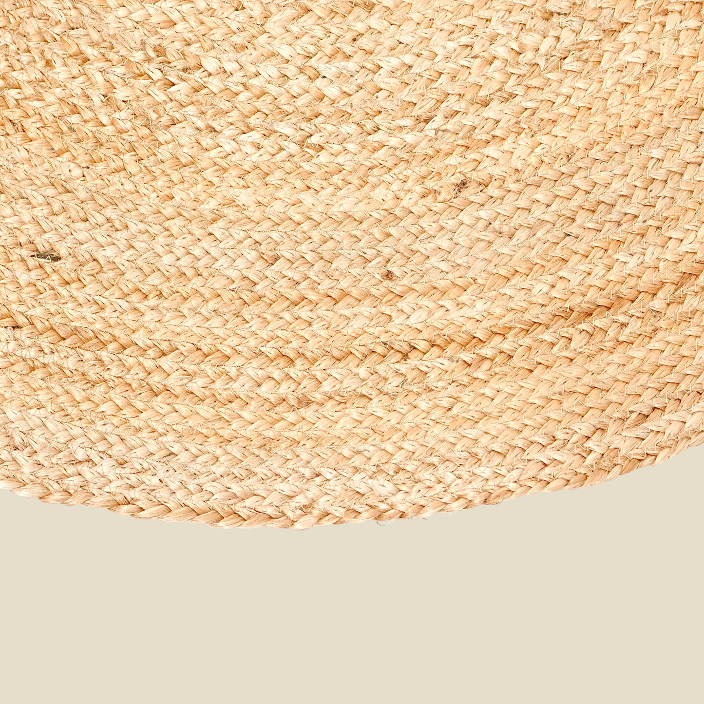 Zarié Sutra Handwoven Jute Rug | Natural Weave